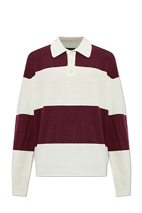 A.P.C. Luls Striped Polo Sweater