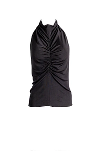 Atlein Ruched Halterneck Top