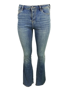 Armani Exchange Logo Patch Denim Trousers