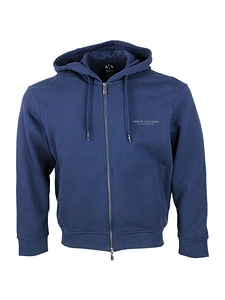 Armani Exchange Logo-Printed Zipped Hoodie