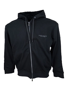 Armani Exchange Logo-Printed Zipped Hoodie