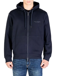 Armani Exchange Logo-Printed Zipped Hoodie
