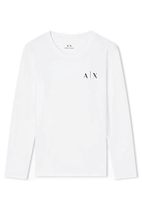 Armani Exchange Long-Sleeved Crewneck T-Shirt