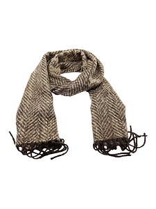 Armani Exchange Stole Herringbone Pattern Scarf