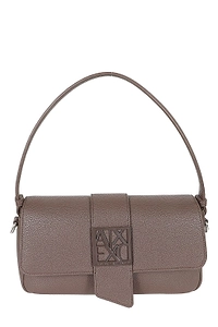 Armani Exchange Solid Color Shoulder Bag