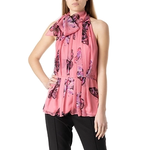 Atos Lombardini Butterfly Printed Sleeveless Top