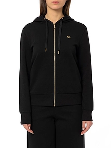 Armani Exchange Zip-Up Drawstring Hoodie