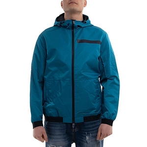 Armani Exchange Zipped Hooded Jacket