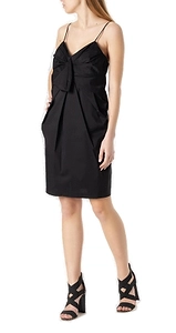 Atos Lombardini Spaghetti Strap Draped Dress