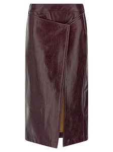Ember Asymmetric Midi Skirt