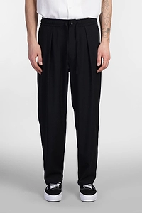 Attachment Pleated Straight Leg Pants