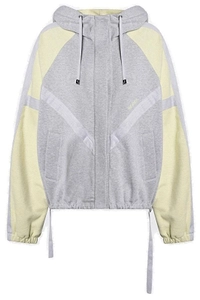 Attico Hooded Bomber Sweatshirt