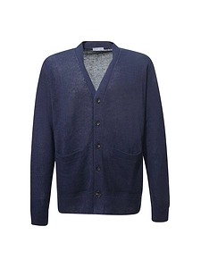 Arrows Button-Front Cardigan