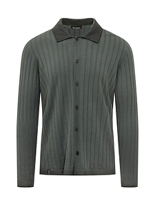Arovescio Ribbed Long-Sleeve Shirt