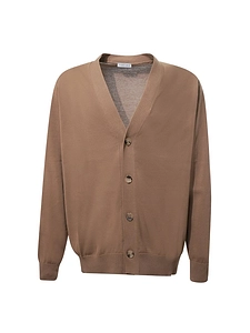 Arrows Button-Up V-Neck Cardigan