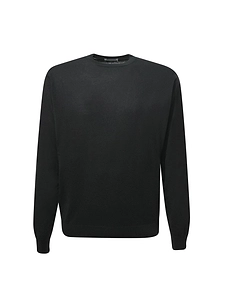 Arrows Crew Neck Silk Sweater