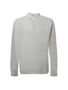 Arrows Long-Sleeve Button Polo Shirt
