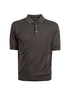 Arrows Oversized Ribbed Polo Shirt