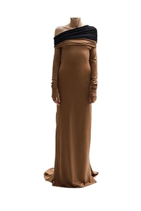 Atu Body Couture Crown Long-Sleeved Dress