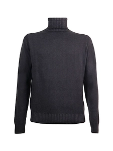 Arrows Ribbed Turtleneck Knitted Sweater
