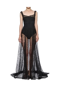 Atu Body Couture Embroidered Lace Gown