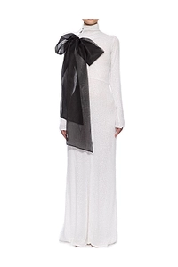 Atu Body Couture High Neck Sequin Dress