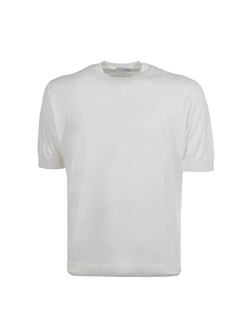 Arrows Short-Sleeve Slim Knitted Sweater
