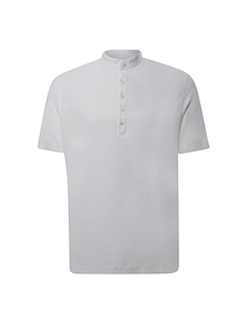 Arrows Short-Sleeve Henley Polo Shirt