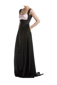 Atu Body Couture Mint Satin Gown Dress
