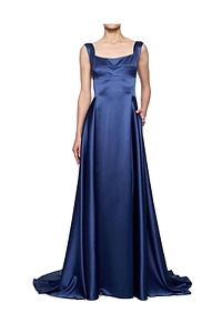 Atu Body Couture Satin Evening Dress