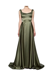 Atu Body Couture Satin Evening Dress