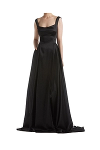 Atu Body Couture Satin Finish Gown