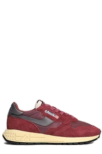 Autry Reelwind Logo Patch Lace-Up Sneakers