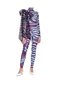 Atu Body Couture Tiger Bow Detailed Catsuit