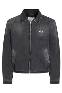 Arte Antwerp Logo Zip Denim Jacket