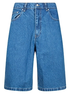 Arte Antwerp Round-Pocket Denim Shorts