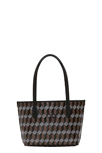 Au DÉPart Geometric Pattern Tote Bag