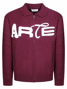 Arte Antwerp Stencil Zip Cardigan