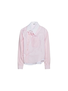 August Barron Layered Asymmetric Shirt