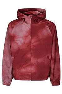 Arte Faded Print Hooded Jacket