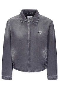 Arte Heart Logo Zip Denim Jacket