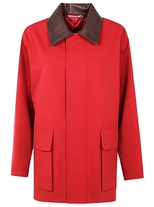 Auralee Contrast Collar Coat