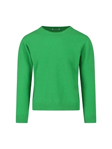 Auralee Crew Neck Knitted Sweater