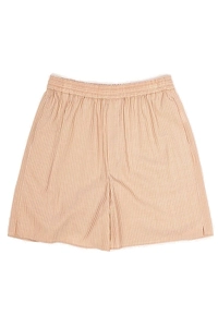 Auralee Elasticated Waistband Striped Shorts
