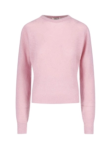 Auralee Crew Neck Knitted Sweater