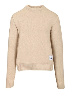 Arte Antwerp Label-Patch Crewneck Jumper