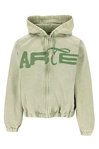 Arte Washed Logo Hooded Jacket