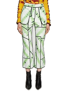 Asai Jungle Fever Hand High Waist Painted Jeans