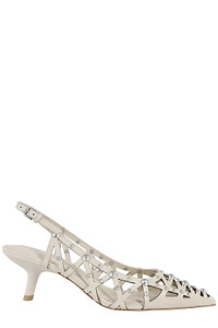 Ash Bizarre Stud Embellished Pointed Toe Pumps