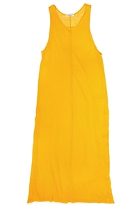 Auralee Semi-Sheer Sleeveless Maxi Dress